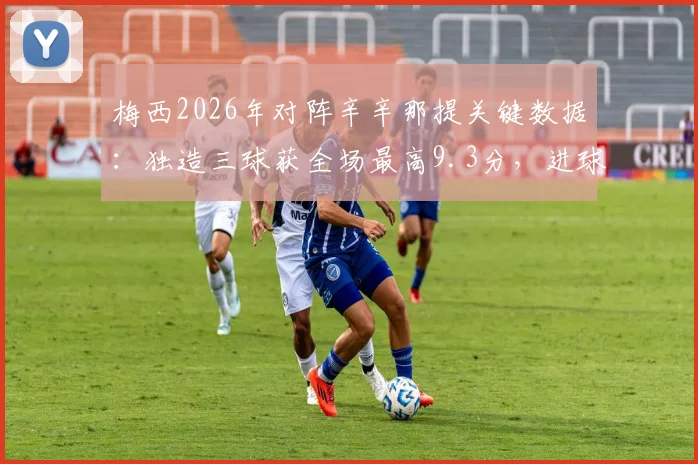 梅西2026年对阵辛辛那提关键数据：独造三球获全场最高9.3分，进球助攻全解析